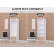 Kép 4/4 - Classic gardrób gyerekszobába - SZ02 - fehér