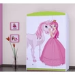 Kép 8/11 - Happy gardrób gyerekszobába - SZ11A - hercegnő lóval