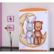 Kép 11/12 - Happy gardrób gyerekszobába - SZ11A - nyuszi és maci a holdon