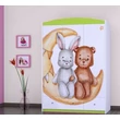 Kép 9/12 - Happy gardrób gyerekszobába - SZ11A - nyuszi és maci a holdon