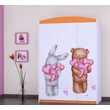 Kép 10/11 - Happy gardrób gyerekszobába - SZ11A - szíves állatok