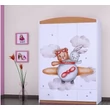Kép 2/12 - Happy gardrób gyerekszobába - SZ11A - nyuszi és maci a repülőn