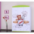 Kép 4/12 - Happy gardrób gyerekszobába - SZ11A - nyuszi és maci a repülőn