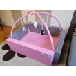 Kép 1/6 - Berry Baby hempergő magas oldalfallal - rózsaszín szürke