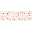 Franciaágy - Rózsaszín eco bőr - Diamond Dandelion - LUX