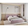 Kép 2/5 - Kárpitozott franciaágy keret - DENVER - pink Paris