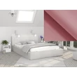 Kép 1/2 - Kárpitozott franciaágy keret - FLORIDA - pink Paris szövettel