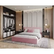 Kép 2/5 - Kárpitozott franciaágy keret - RINO - pink Paris