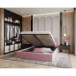 Kép 3/5 - Kárpitozott franciaágy keret - RINO - pink Paris