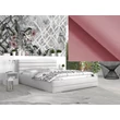 Kép 1/3 - Kárpitozott franciaágy keret - VIRGINIA - pink színű Paris szövettel