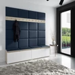 Kép 14/23 - Kárpitozott Cayenne eco-bőr falpanel - 40x38 cm - 10 színben választható