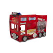 Kép 3/12 - Tűzoltó autó formájú emeletes gyerekágy matracokkal - Fire Truck Double