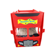 Kép 4/9 - Autóbusz formájú emeletes gyerekágy matraccal - Happy Bus RED