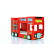 Kép 5/9 - Autóbusz formájú emeletes gyerekágy matraccal - Happy Bus RED