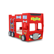 Kép 8/9 - Autóbusz formájú emeletes gyerekágy matraccal - Happy Bus RED
