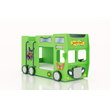 Kép 5/9 - Autóbusz formájú emeletes gyerekágy matraccal - Happy Bus GREEN