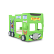 Kép 8/9 - Autóbusz formájú emeletes gyerekágy matraccal - Happy Bus GREEN