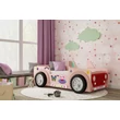 Kép 1/7 - Jeep autó formájú gyerekágy - Pink