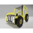 Kép 3/11 - Traktor formájú gyerekágy - Tractor - sárga