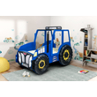 Kép 1/8 - Traktor formájú gyerekágy matraccal: kék színben