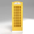 Kép 1/4 - Telefonfülke szekrény - sárga