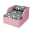 Kép 1/5 - Rori Diamond ágyneműtartós kárpitos fotelágy - rózsaszín balerinás
