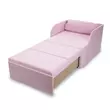 Kép 4/4 - Kárpitos fotelágy - világos rózsaszín - Rori Diamond