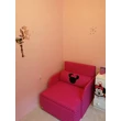 Kép 2/3 - Rori Sunshine ágyneműtartós kárpitos fotelágy: pink pöttyös Minnie 2