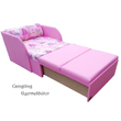 Kép 2/3 - Rori Sunshine ágyneműtartós kárpitos fotelágy: pink királylányos 2