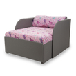 Kép 2/6 - Kárpitos fotelágy - szürke - rózsaszín pónis - Rori Sunshine