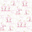 Kép 2/2 - Sunshine leesésgátlós kárpitos gyerekágy: rózsaszín flamingós 2