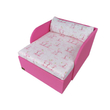 Kép 1/2 - Rori Sunshine ágyneműtartós kárpitos fotelágy - pink flamingós