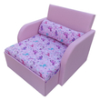 Kép 1/6 - Rori Sunshine ágyneműtartós kárpitos fotelágy - rózsaszín unikornis