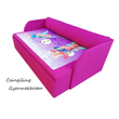 Kép 2/4 - Rori Diamond ágyneműtartós kihúzható kanapéágy: orchidea rózsaszín Álomtündérek 2