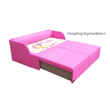 Rori Diamond ágyneműtartós kihúzható kanapéágy: pink Pony 4