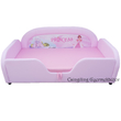 Sky Eco prémium eco bőr keretes ágyneműtartós gyerekágy: rózsaszín eco-bőr hercegnős puncs wextra 2