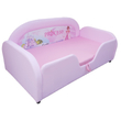 Kép 1/2 - Sky Eco prémium eco bőr keretes ágyneműtartós gyerekágy - rózsaszín hercegnős