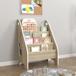 Kép 1/3 - Montessori könyvespolc gyerekeknek – világos tölgy