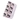 Ágytakaró gyerekágyra - gumipánttal rögzíthető - 70x140 cm - rózsaszín fekete cicás