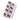 Ágytakaró gyerekágyra - gumipántokkal rögzíthető - 83x165 cm - rózsaszín fekete cicás