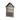 Házikó alakú szekrény gyerekszobába és babaszobába -  sonoma-szürke