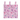 Falvédő gyerekszobába 160x60 cm - bélelt - rózsaszín pónis