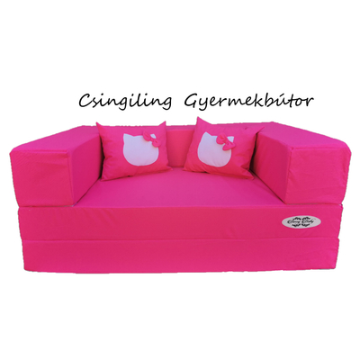 Berry Baby SUNSHINE szivacs kanapéágy gyerek méretben: pink Hello Kitty