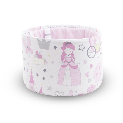 Berry Baby játéktároló kosár gyerekszobába - rózsaszín hercegnős