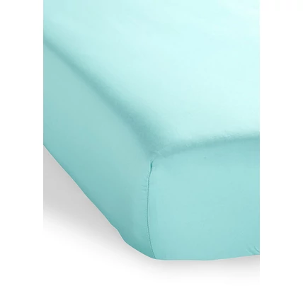 Pamut gumis lepedő gyerekágyra - 70x140 cm-es - menta