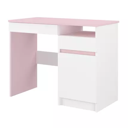 Íróasztal gyerekszobákba N40 - fehér rózsaszín