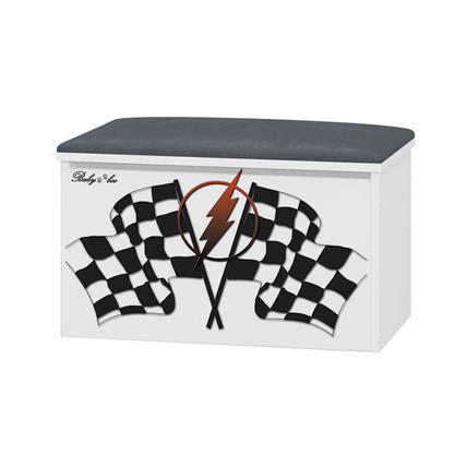 Nagy méretű játéktároló ülőlappal - Formula grafit ülőlappal