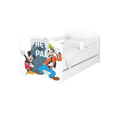 Ágyneműtartós gyerekágy ágyráccsal - Disney Oscar - Mickey