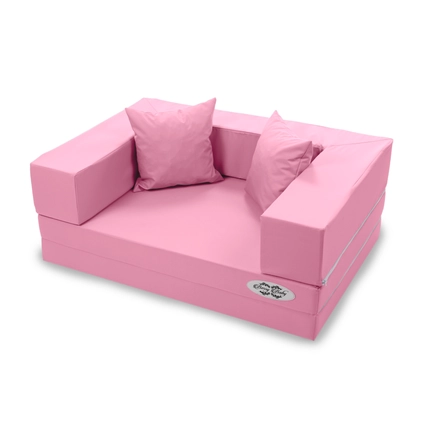 Berry Baby szivacs kanapéágy - levehető huzatos - rózsaszín