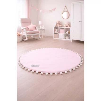 Berry Baby Pompon játszószőnyeg: rózsaszín